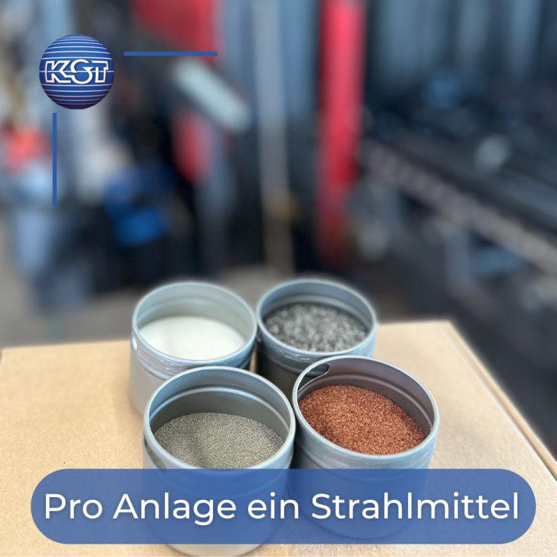 Pro Anlage ein Strahlmittel