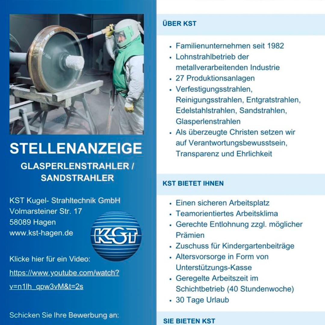 Stellenanzeige